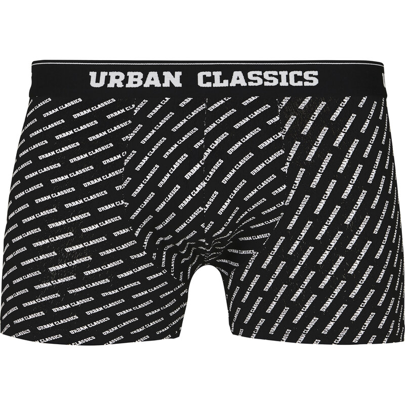 Urban Classics Päťbalenie boxeriek bur/dkblu+wht/blk+wht/aop+blk 50684204