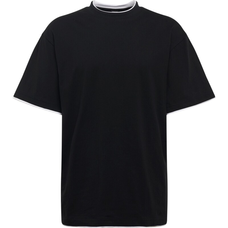 Urban Classics Tričko čierna / biela 42777366