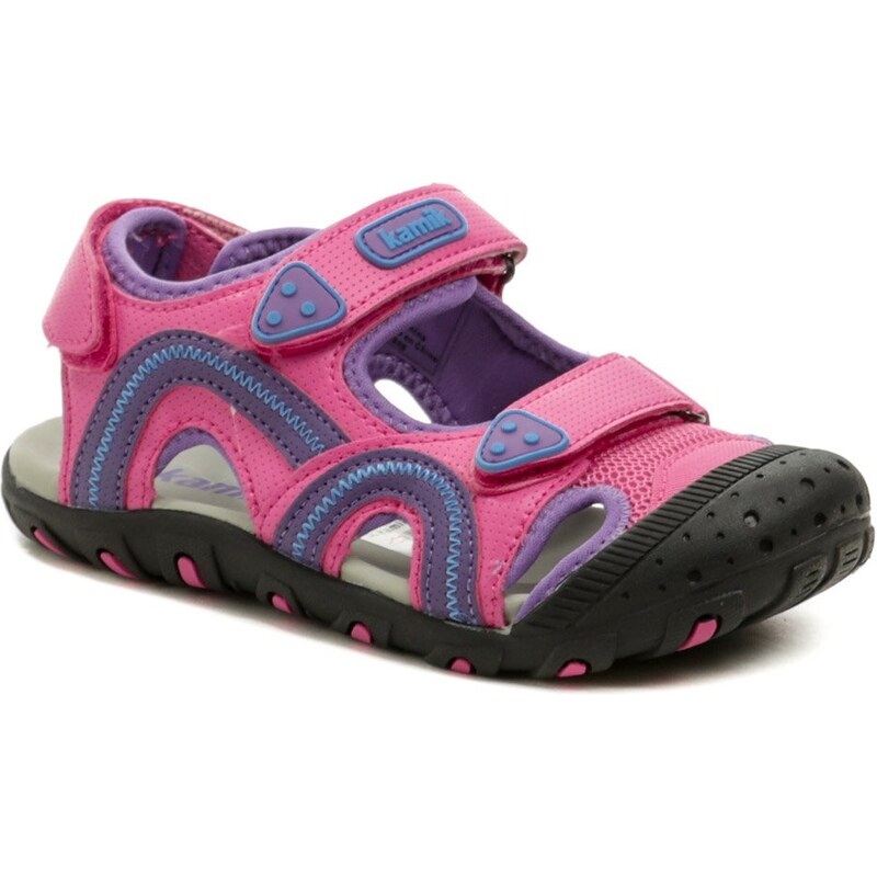 KAMIK SEATURTLE magenta dievčenské sandále 25509887