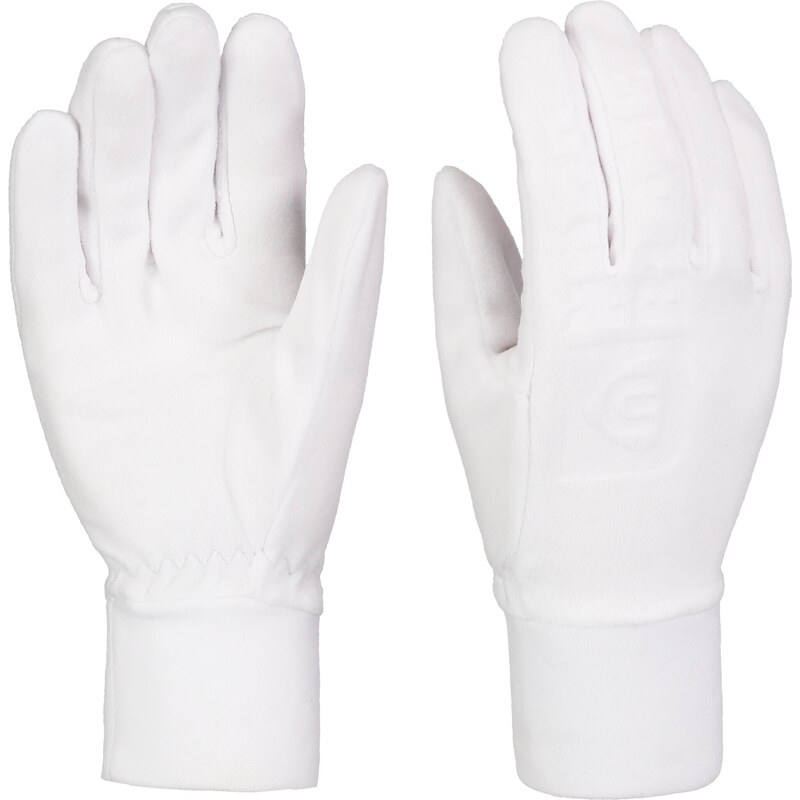 Nordblanc Biele dámske fleecové rukavice NECESSARY