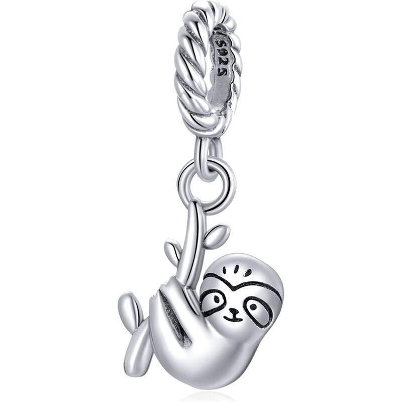 Emporial strieborný prívesok Roztomilý leňoch 41570791