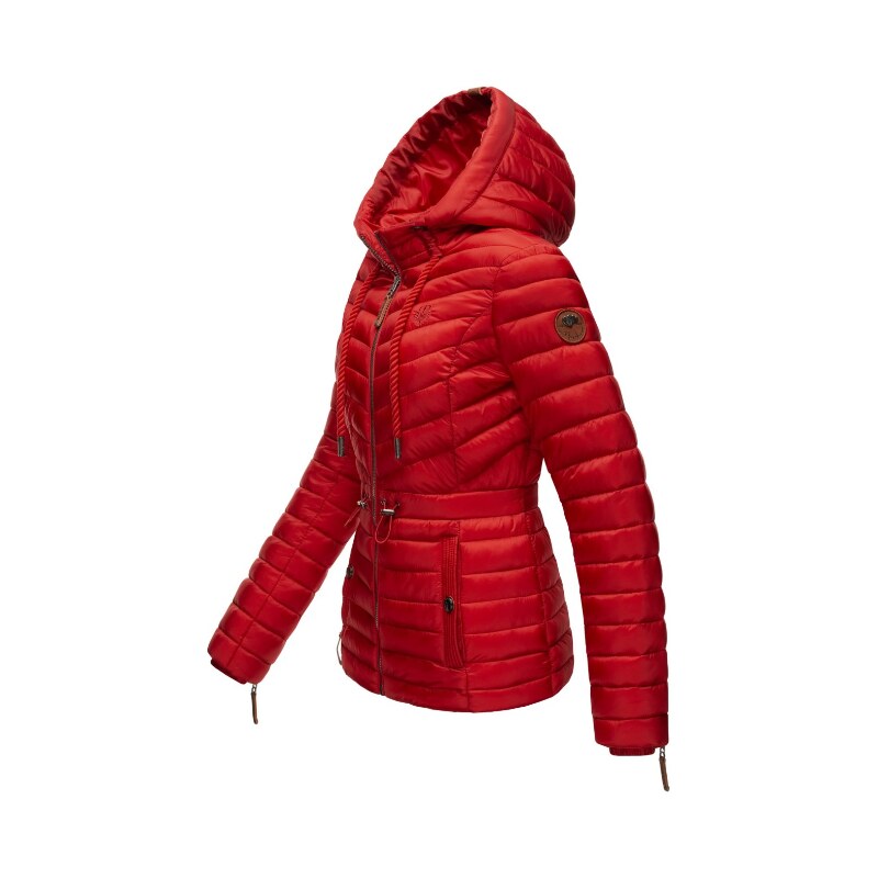Marikoo ANIYAA Dámska prechodná bunda s kapucňou, červená