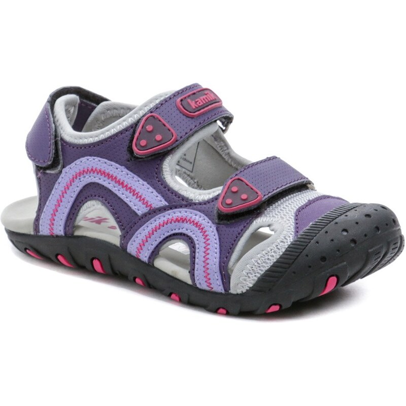 KAMIK SEATURTLE fialové detské sandále 25509904