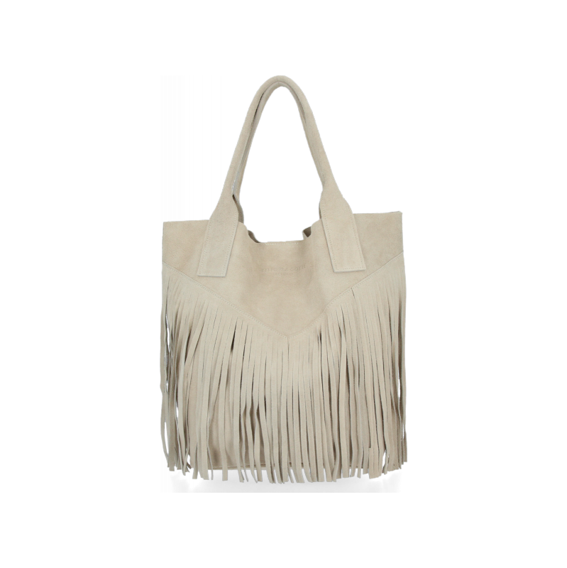 Dámska kabelka shopper bag Vittoria Gotti béžová VPOS9 64296096