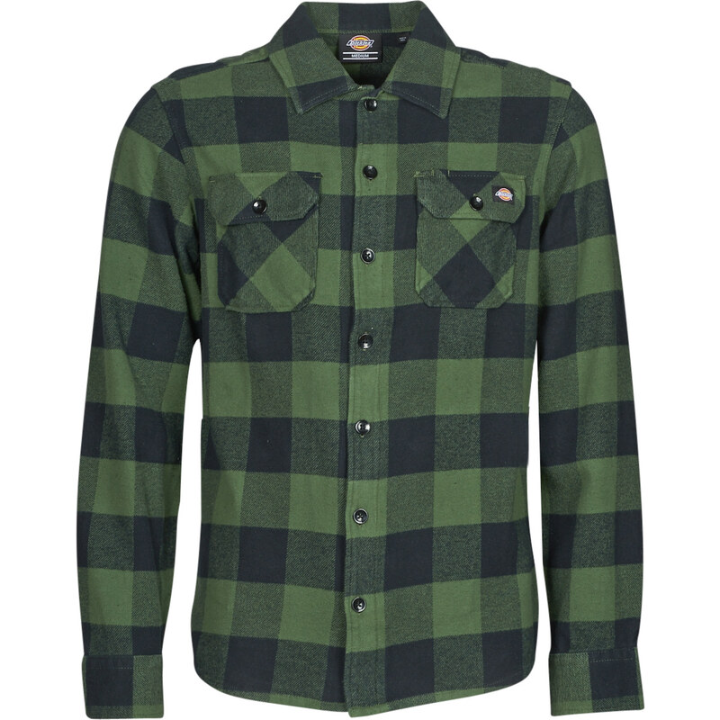 Dickies Košele s dlhým rukávom NEW SACRAMENTO SHIRT PINE GREEN Dickies 62488463