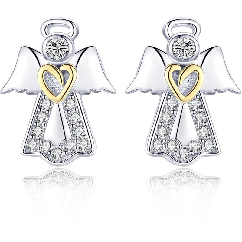 Lindas Jewelry Strieborné napichovacie náušnice Anjel Pána Ag 925/1000 26768439