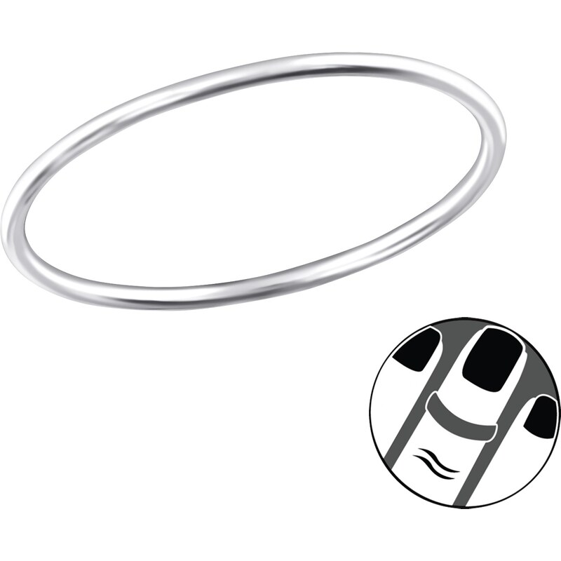 Olivie Strieborný midi prstienok 5786 31073072