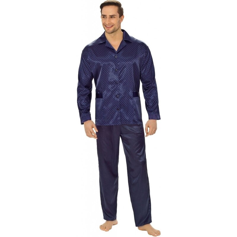 Pánske saténové pyžamo Luna 750 22863735