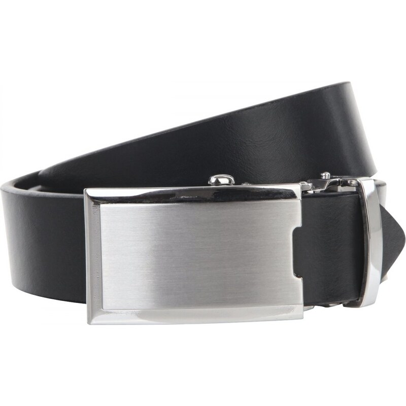 Lindenmann Pánsky kožený opasok Lindenmann 25001 AUTOMATIC čierny 37575267