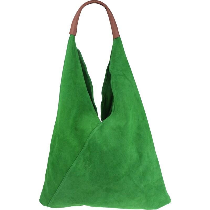 Zelená kožená talianska kabelka Caliva Verde Chiaro NovaKabelka.sk 22926614