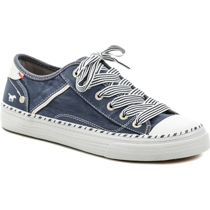 Mustang 1376-303-841 modro biele dámske nadmerné tenisky 62633271