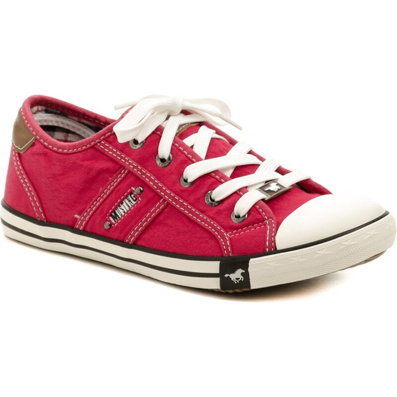 Mustang 1099-310-5 červené dámske nadmerné tenisky 49925386