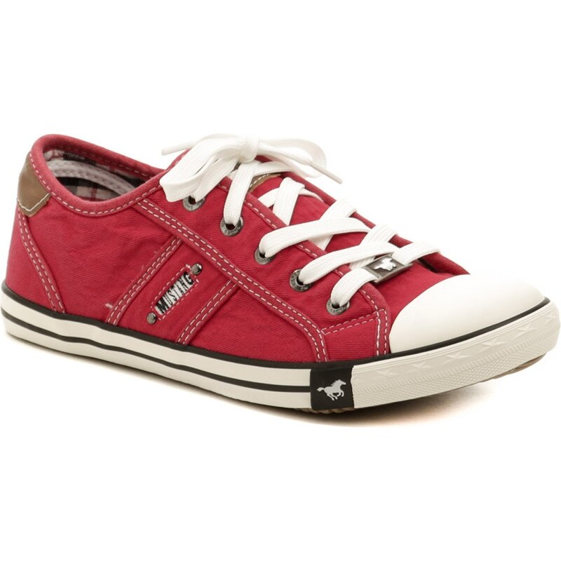 Mustang 4058-310-5 červené pánske tenisky 37715008