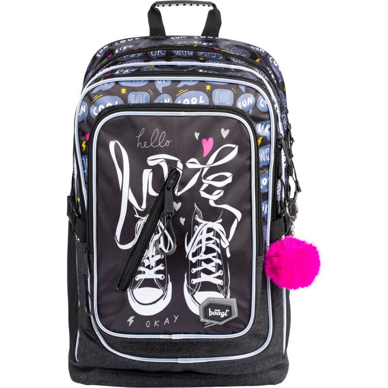 BAAGL školský batoh Cubic Tenisky 62194706