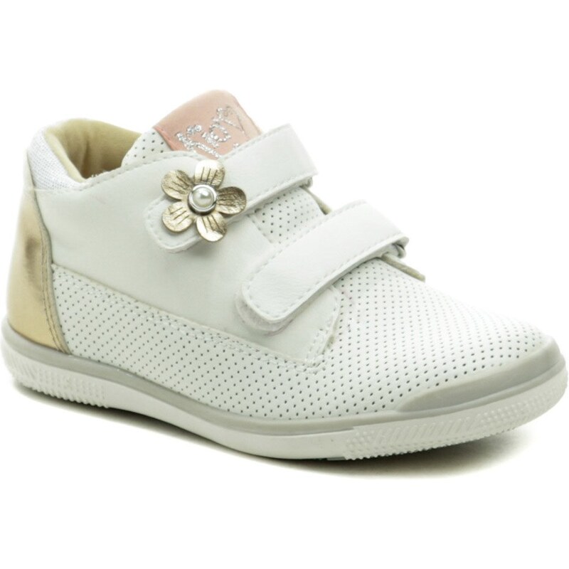 American Club GC05-21 biele dievčenské poltopánky 65198779