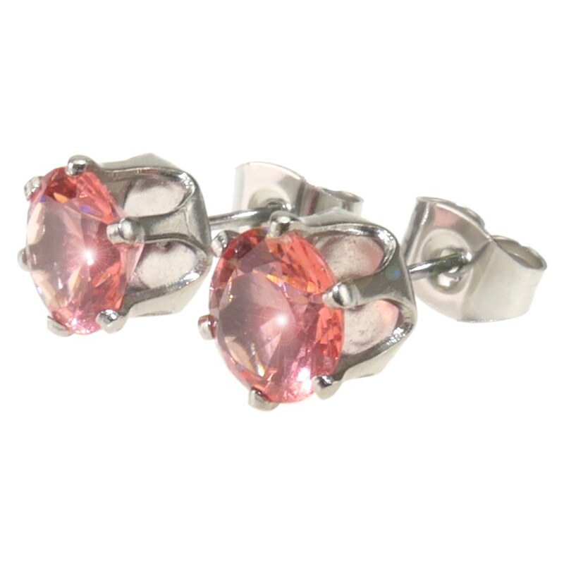 CITY STORM Dámske náušnice s brúseným očkom staroružové - 7,5 mm 66853539