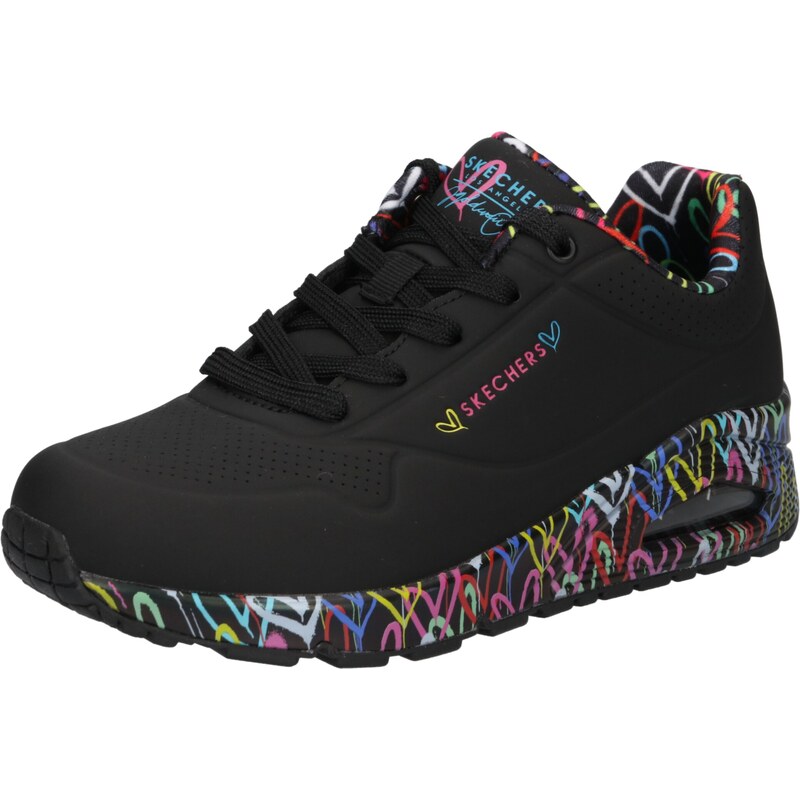 SKECHERS Nízke tenisky Loving Love modrá / žltá / ružová / čierna 30452768
