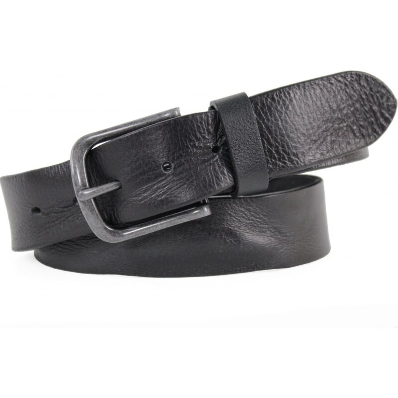 Lindenmann Pánsky kožený opasok Lindenmann 21000294 čierny 37573670