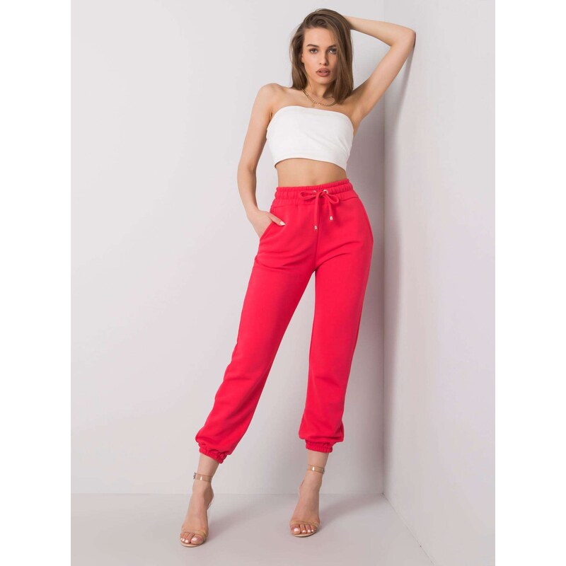 RUE PARIS Sweatpants-RV-DR-6120.03P-Coral 64683140
