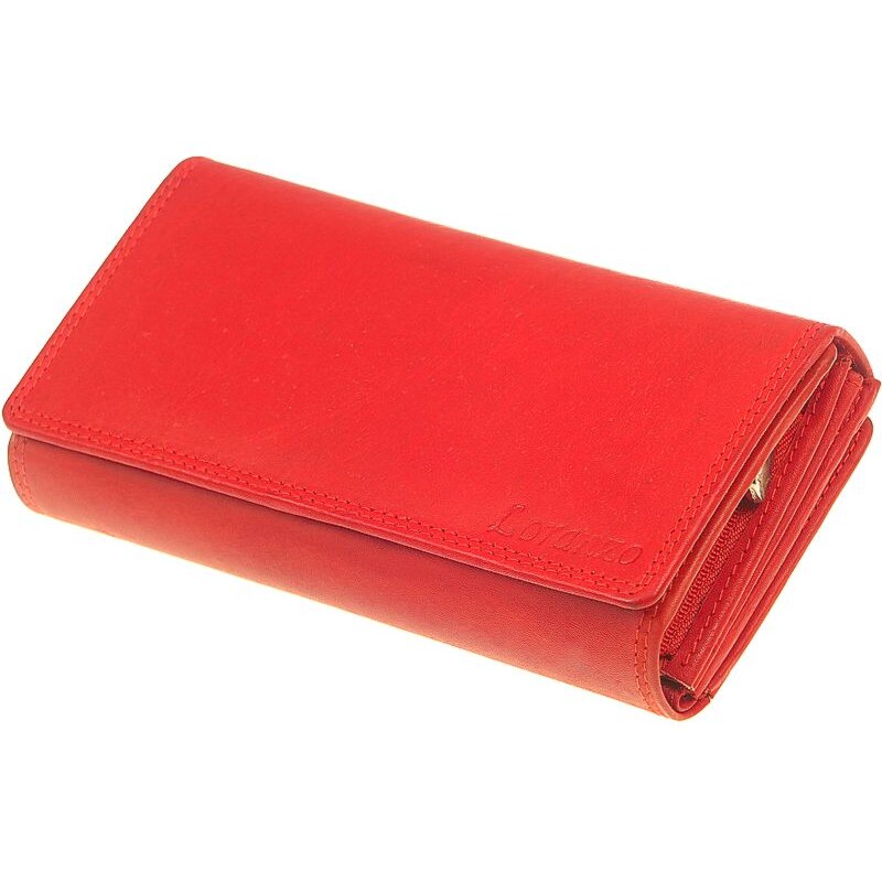Kožená peňaženka dámska červená Loranzo No.432 23100972