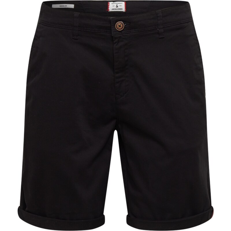 JACK & JONES Chino nohavice Bowie čierna 17187989