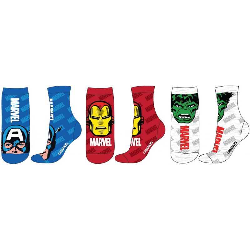 E plus M Chlapčenské ponožky Avengers - MARVEL
