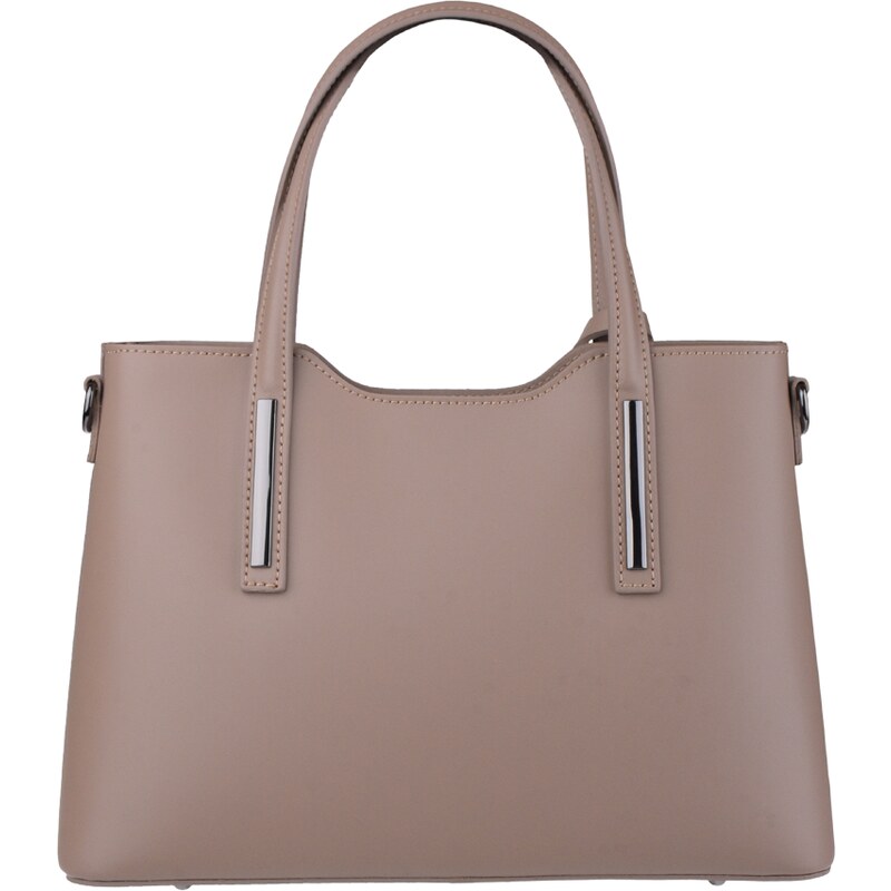 Hnedá kožená talianska kabelka Isidora Taupe Piccola NovaKabelka.sk 23139760