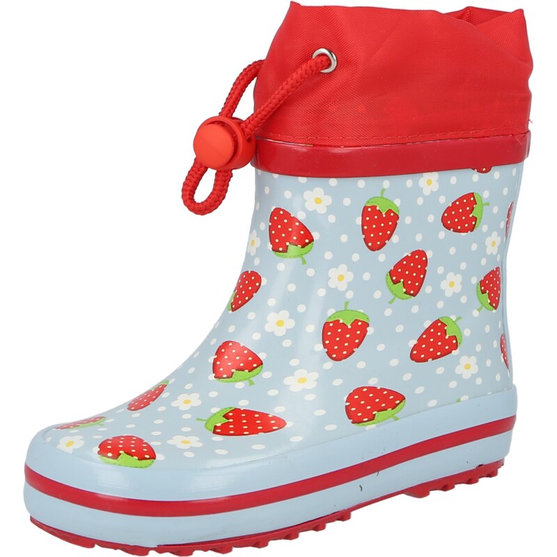 BECK Gumáky svetlomodrá / svetlozelená / červená / biela 63400334