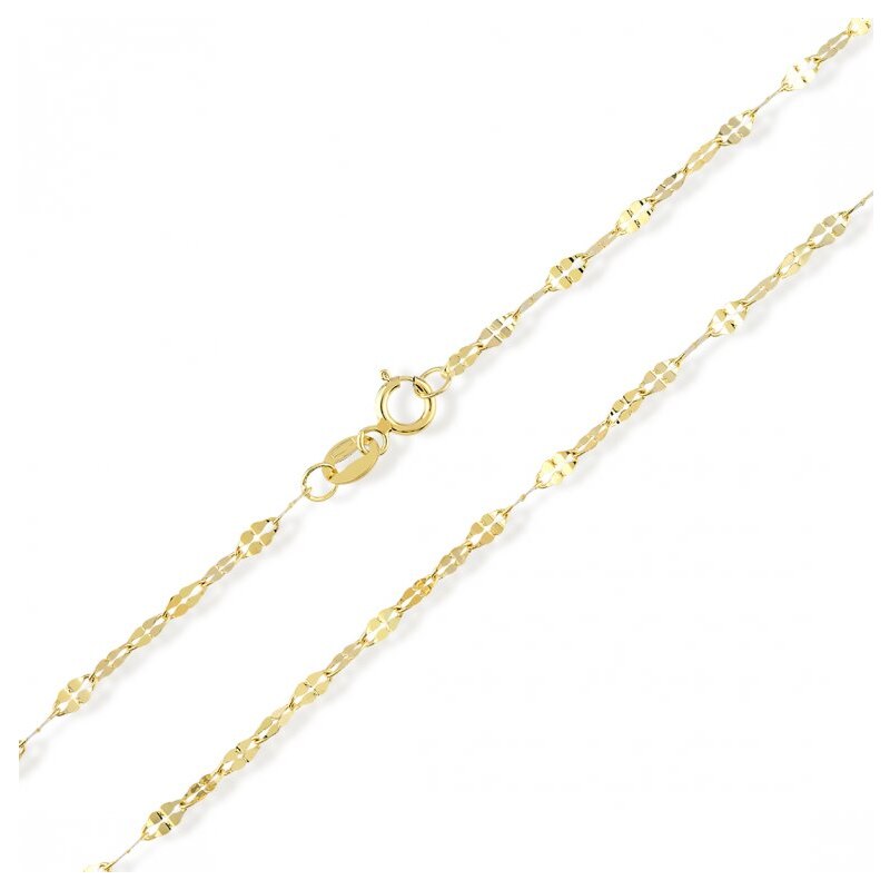 Lillian Vassago Zlatá plná retiazka typu Pancier LLV31-GCH045 22004670