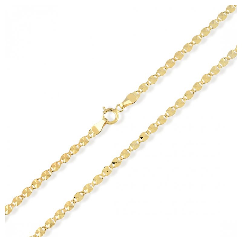 Lillian Vassago Zlatá unisex retiazka Pancier, plná LLV31-GCH038 63283718