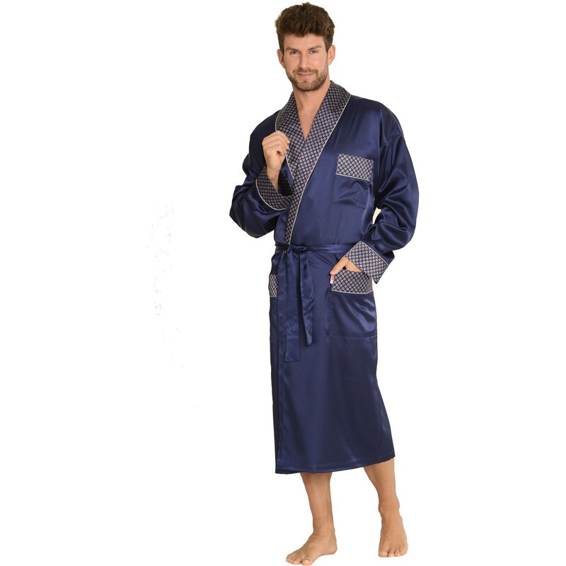 Pánsky saténový župan De Lafense 940 53436012