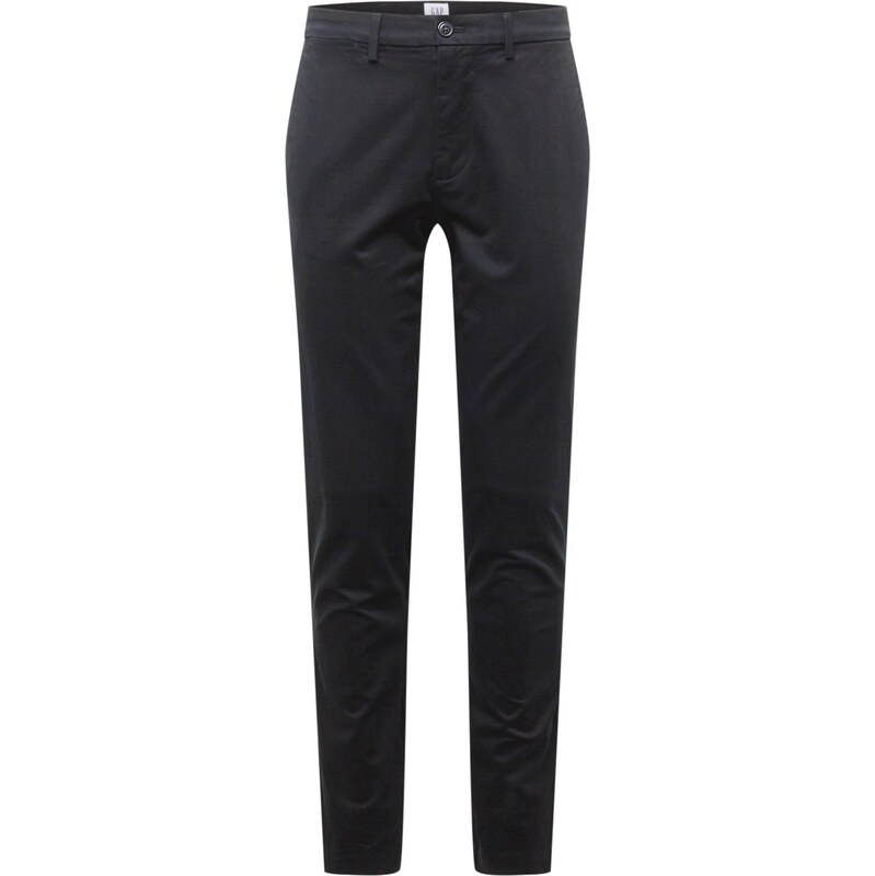 GAP Chino nohavice V-ESSENTIAL čierna 65619291