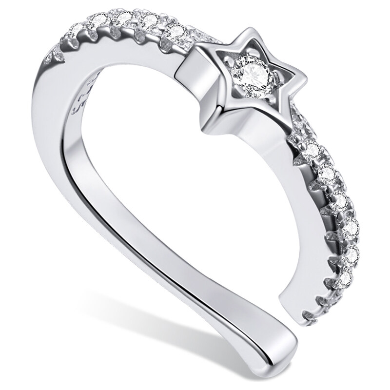 Olivie Strieborná záušnica HVIEZDIČKA 5084 23361114