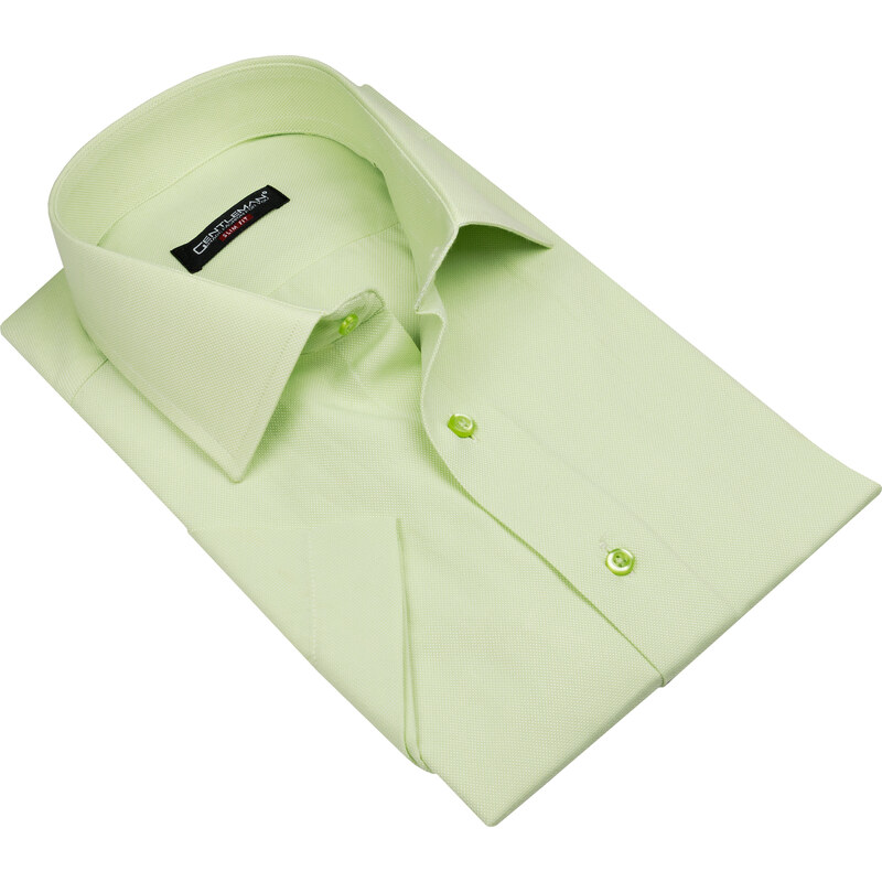 Zelená košeľa, krátky rukáv