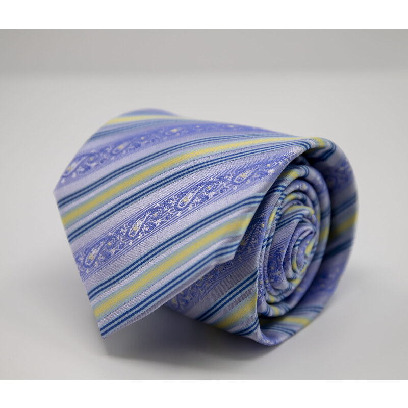 Modrá kravata vzorovaná