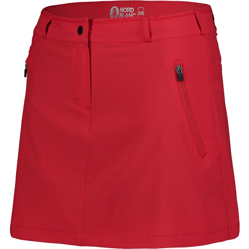 Nordblanc Červená dámska športová šortko-sukňa ENIGMATIC