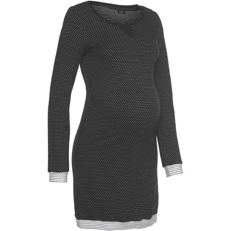 VIVANCE Nočná košieľka sivá / biela 54223811