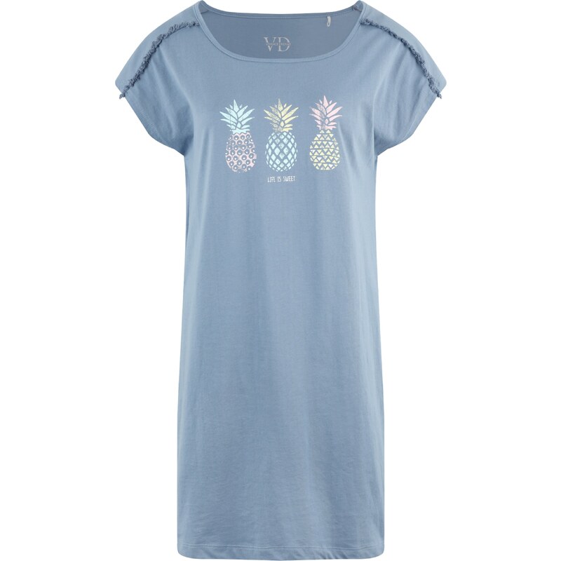 VIVANCE Nočná košieľka Pineapple modrá 54225069