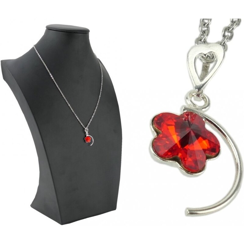 CITY STORM Prívesok Made With Swarovski kvietok s retiazkou - Light 66889142