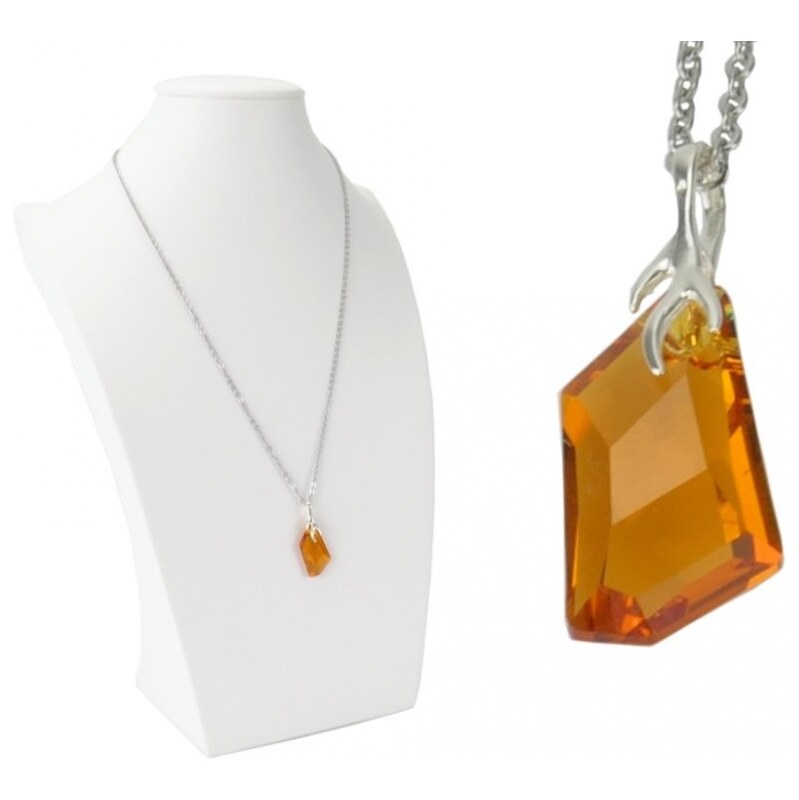 CITY STORM Prívesok De-Art Made With Swarovski s retiazkou - Topaz 66889131