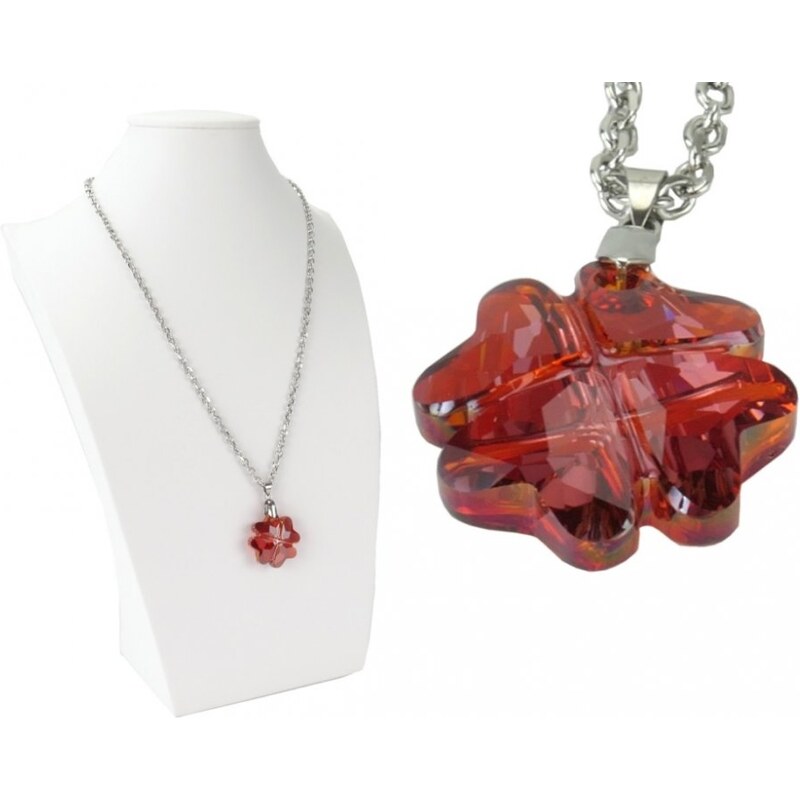 CITY STORM Prívesok štvorlístok Clover Made With Swarovski s retiazkou 66889146