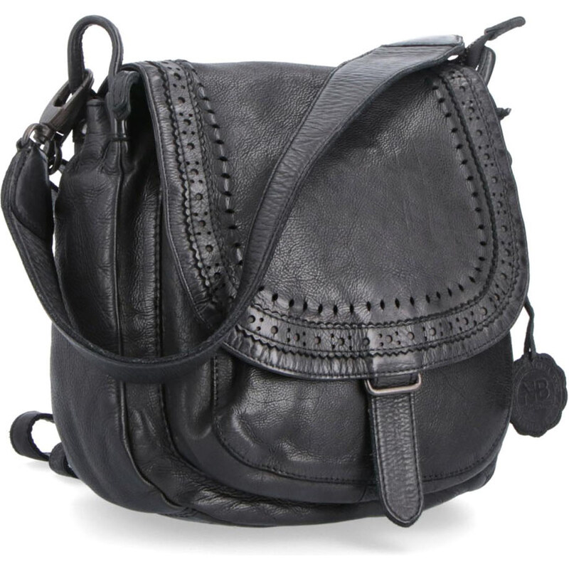 Kožená kabelka crossbody Noelia Bolger čierna NB 2030 C 47092106
