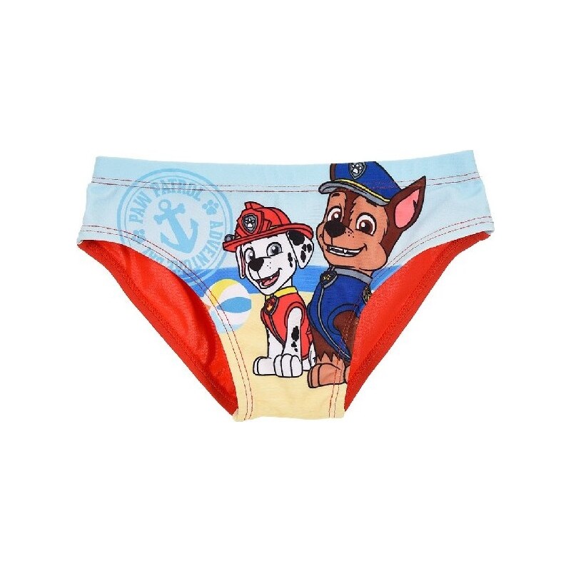 Chlapčenské plavky Paw Patrol - červené 23441562
