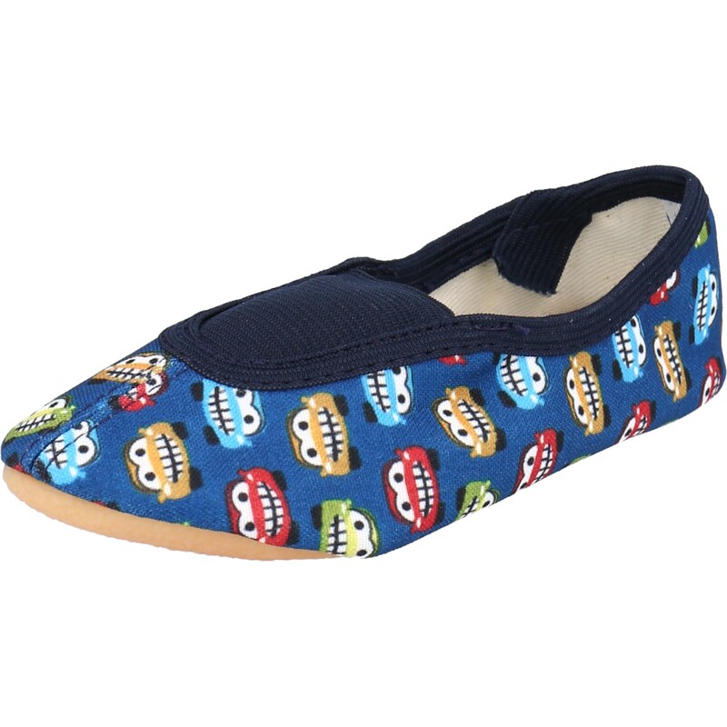 BECK Papuče Buzzer kráľovská modrá / svetlomodrá / horčicová / kiwi / 66171590