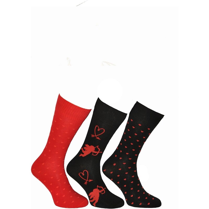 Steven Pánske ponožky art.136 Srdce 53435446