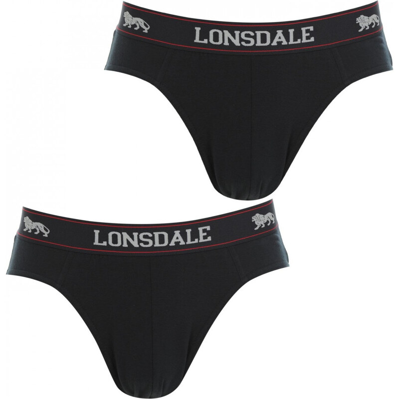 Lonsdale Pánske Slipy 2Pk Modré 23492786