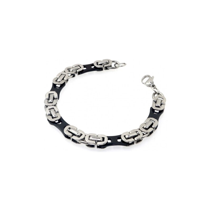 Sams Artisans Náramok Black Steel chirurgická oceľ INRM039 48517707