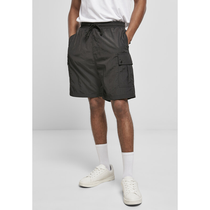 Urban Classics Nylon Cargo Shorts Black 50500916