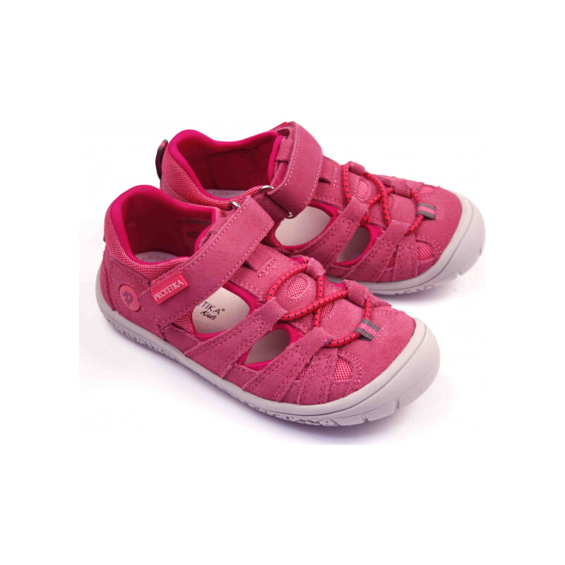 Detské barefoot sandálky Protetika Bard Fuxia 46771143