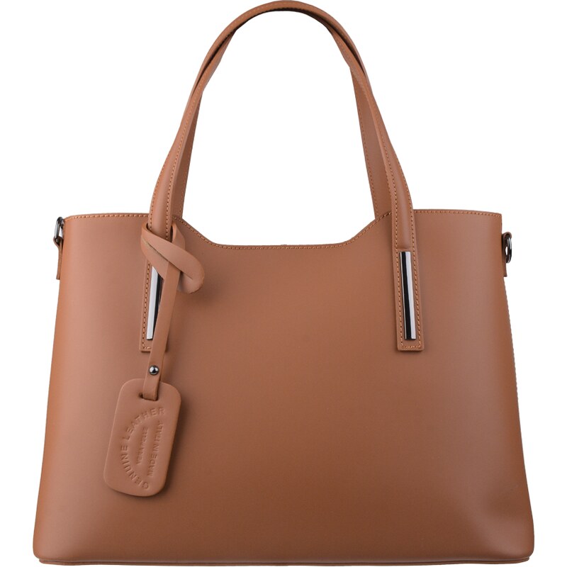 Camel kožená talianska kabelka Isidora Camel NovaKabelka.sk 23513455